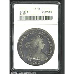 1798 S$1 Large Eagle Fine 12 ANACS.