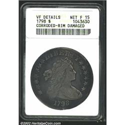 1798 S$1 Large Eagle--Corroded, Rim Damaged--ANACS.
