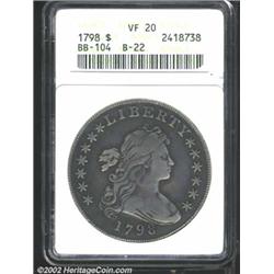 1798 S$1 Large Eagle VF20 ANACS.