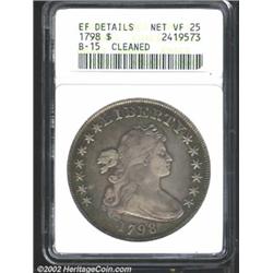 1798 S$1 Large Eagle--Cleaned--ANACS.