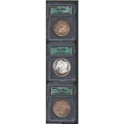 1879-S S$1 MS65 ICG,