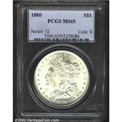 1880 S$1 MS65 PCGS.