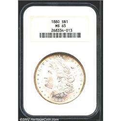 1880 S$1 MS65 NGC.