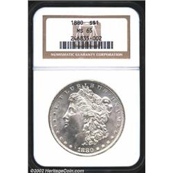 1880 S$1 MS65 NGC.