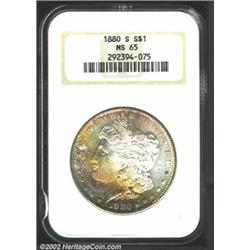 1880-S S$1 MS65 NGC.