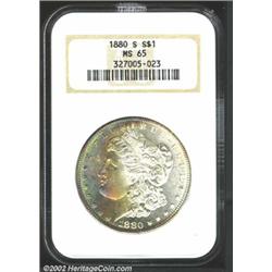 1880-S S$1 MS65 NGC.
