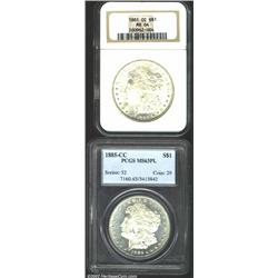 1881-CC S$1 MS64 NGC,