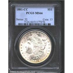 1881-CC S$1 MS66 PCGS.