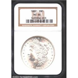 1882 S$1 MS66 NGC.
