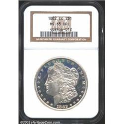 1882-CC S$1 MS65 Deep Mirror Prooflike NGC.