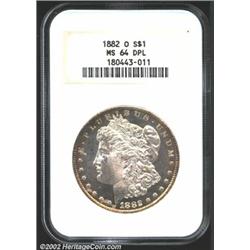 1882-O S$1 MS64 Deep Mirror Prooflike NGC.