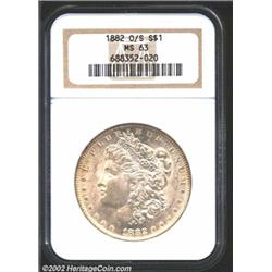 1882-O/S S$1 MS63 NGC.