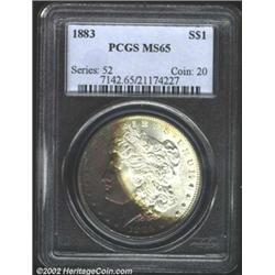 1883 S$1 MS65 PCGS.