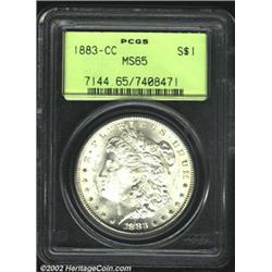 1883-CC S$1 MS65 PCGS.