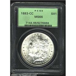 1883-CC S$1 MS66 PCGS.