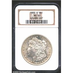 1883-S S$1 MS60 NGC.