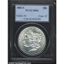 1883-S S$1 MS62 PCGS.