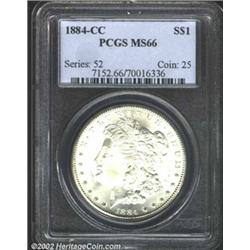 1884-CC S$1 MS66 PCGS.