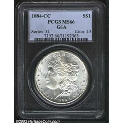 1884-CC S$1 MS66 PCGS.