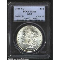 1884-CC S$1 MS66 PCGS.