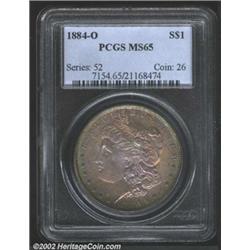 1884-O S$1 MS65 PCGS.