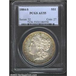 1884-S S$1 AU55 PCGS.