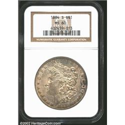 1884-S S$1 MS60 NGC.