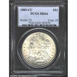 1885-CC S$1 MS64 PCGS.