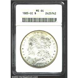 1885-CC S$1 MS64 ANACS.