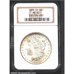 1885-CC S$1 MS65 NGC.