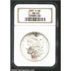 1887-S S$1 MS65 NGC.