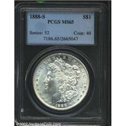 1888-S S$1 MS65 PCGS.