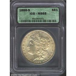 1888-S S$1 MS65 ICG.