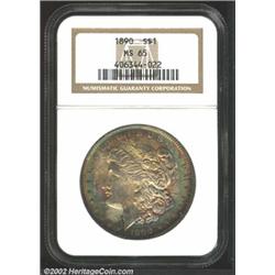 1890 S$1 MS65 NGC.