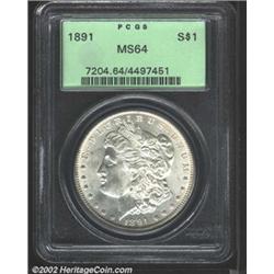 1891 S$1 MS64 PCGS.