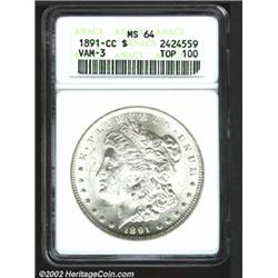 1891-CC S$1 MS64 ANACS.