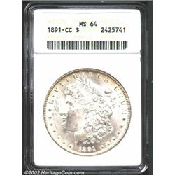 1891-CC S$1 MS64 ANACS.