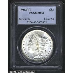 1891-CC S$1 MS65 PCGS.