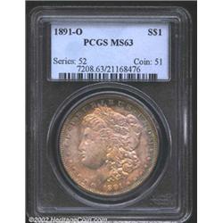 1891-O S$1 MS63 PCGS.