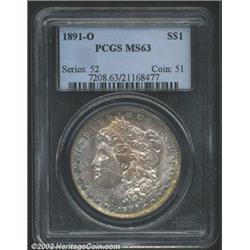 1891-O S$1 MS63 PCGS.