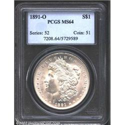 1891-O S$1 MS64 PCGS.