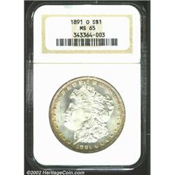 1891-O S$1 MS65 NGC.