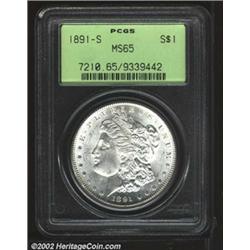 1891-S S$1 MS65 PCGS.