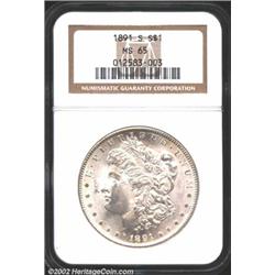 1891-S S$1 MS65 NGC.