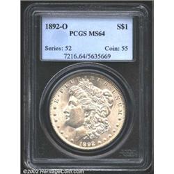 1892-O S$1 MS64 PCGS.