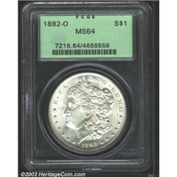 1892-O S$1 MS64 PCGS.