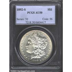 1892-S S$1 AU50 PCGS.