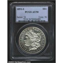 1892-S S$1 AU50 PCGS.