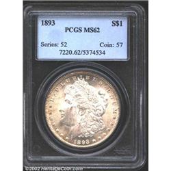 1893 S$1 MS62 PCGS.