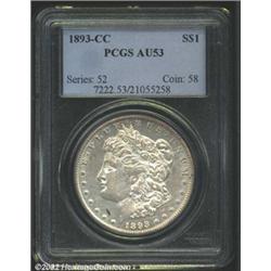 1893-CC S$1 AU53 PCGS.